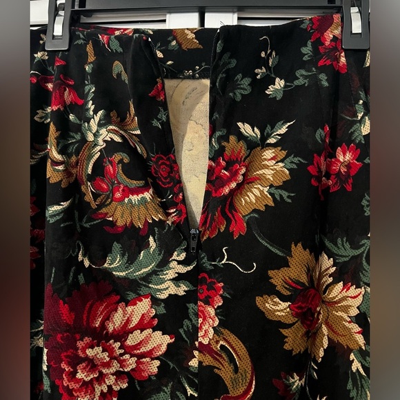 Vintage Briggs New York Floral Print Long Skirt - Picture 4 of 5